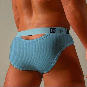 🍑3/$30 Men's soft Rib knit Seafoam Sexy Un…
